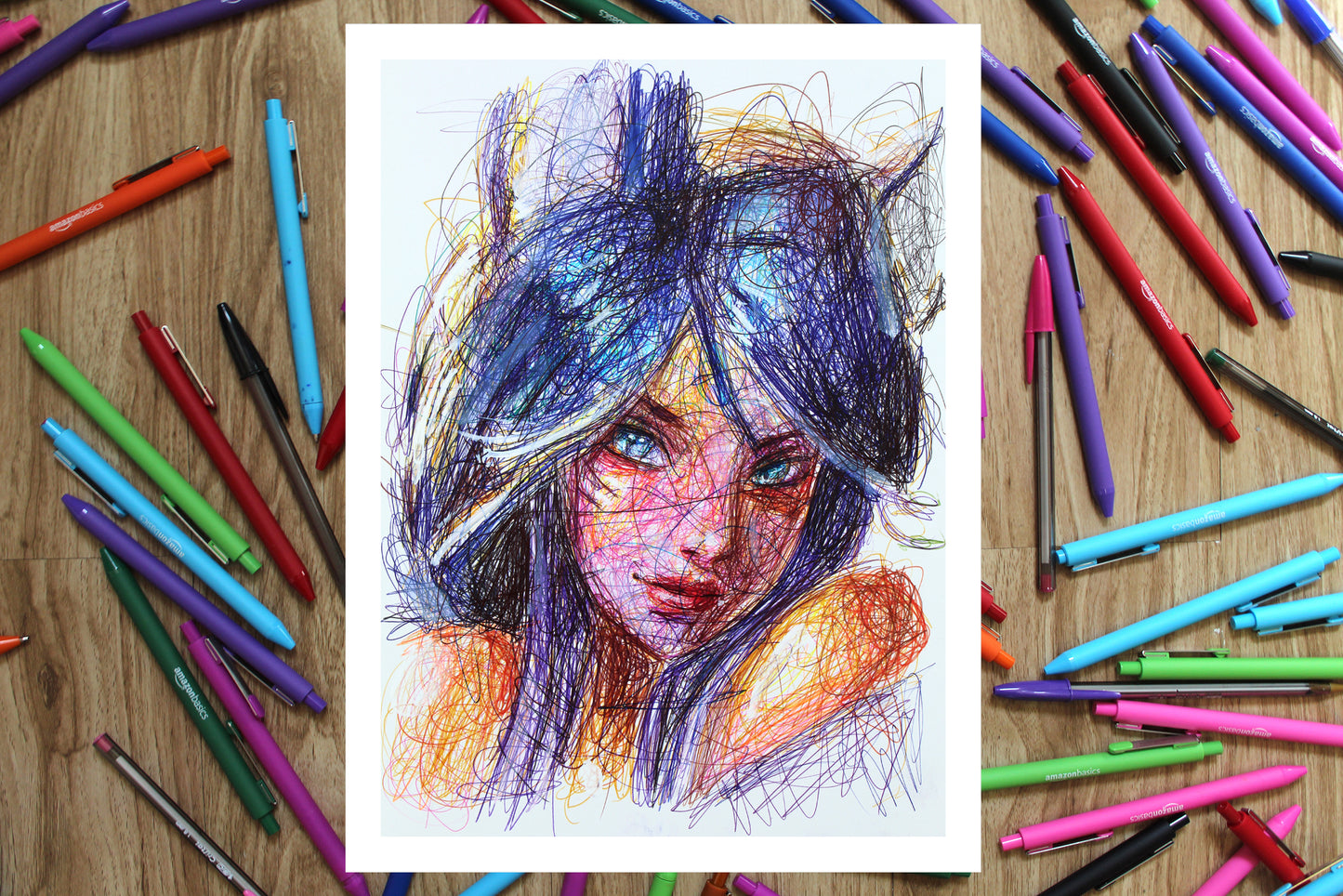 Ahri Ballpoint Pen Print