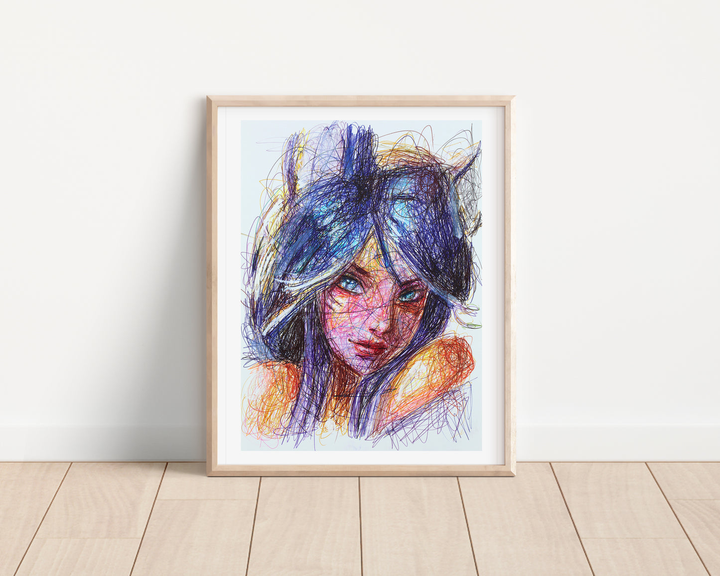 Ahri Ballpoint Pen Print