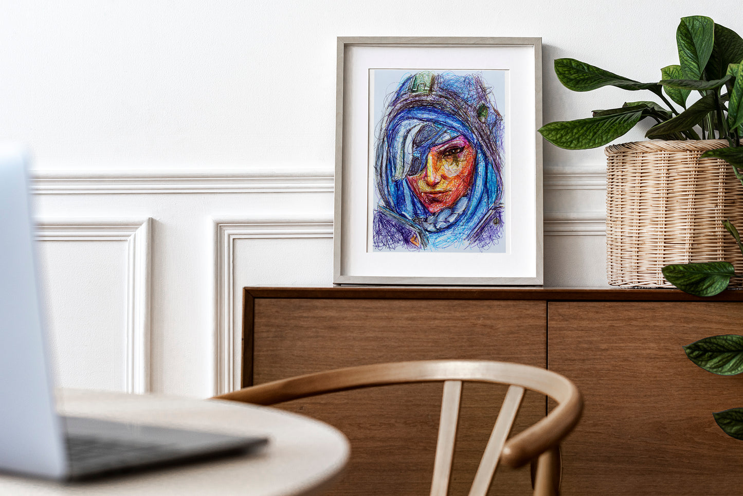 Ana Ballpoint Pen Print