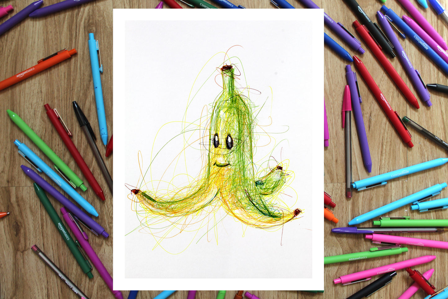 Banana Peel Ballpoint Pen Print