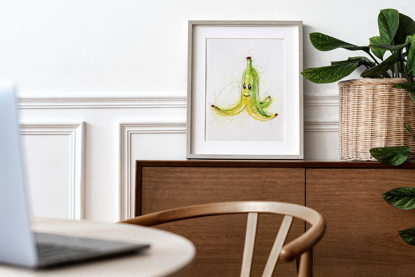 Banana Peel Ballpoint Pen Print