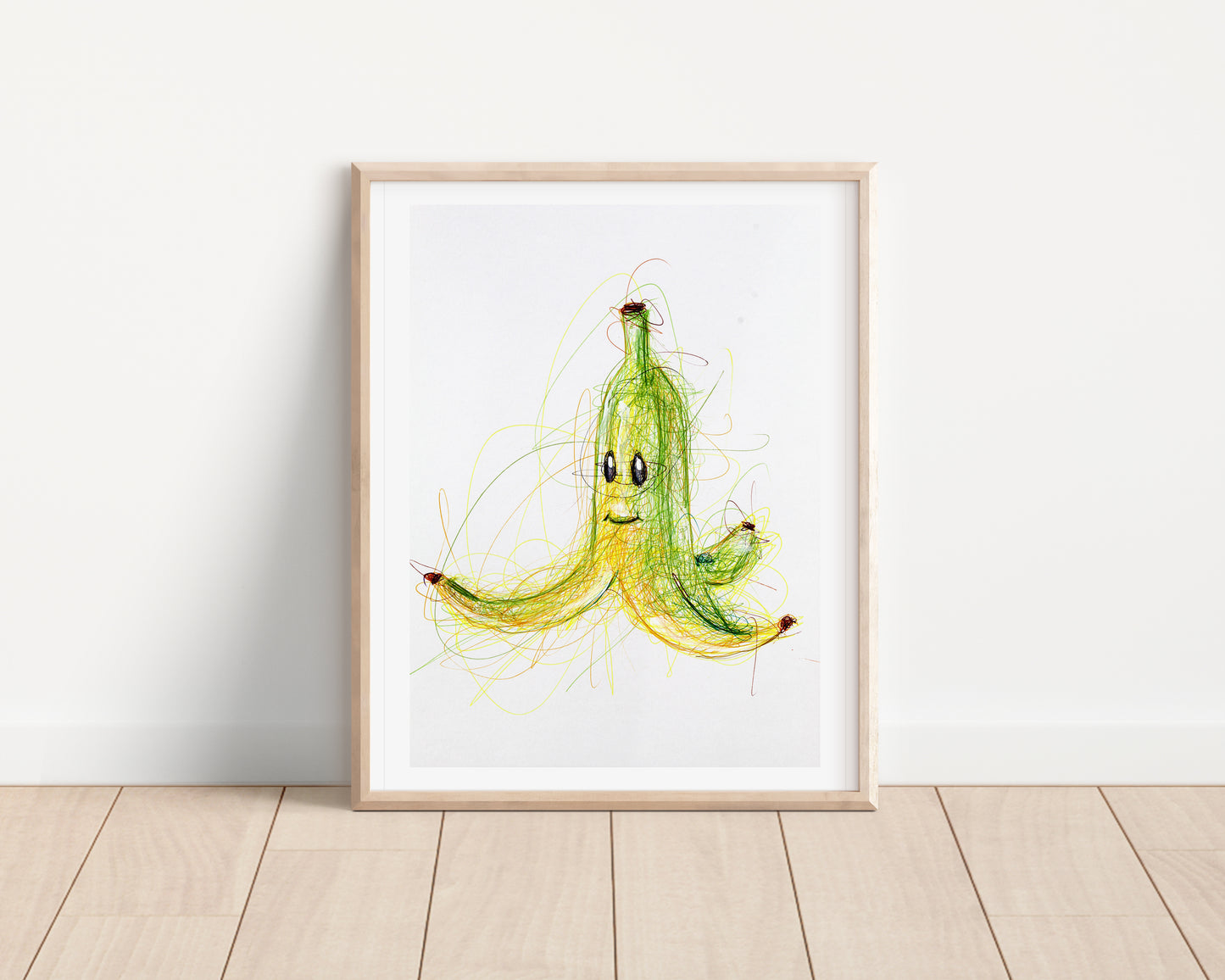 Banana Peel Ballpoint Pen Print