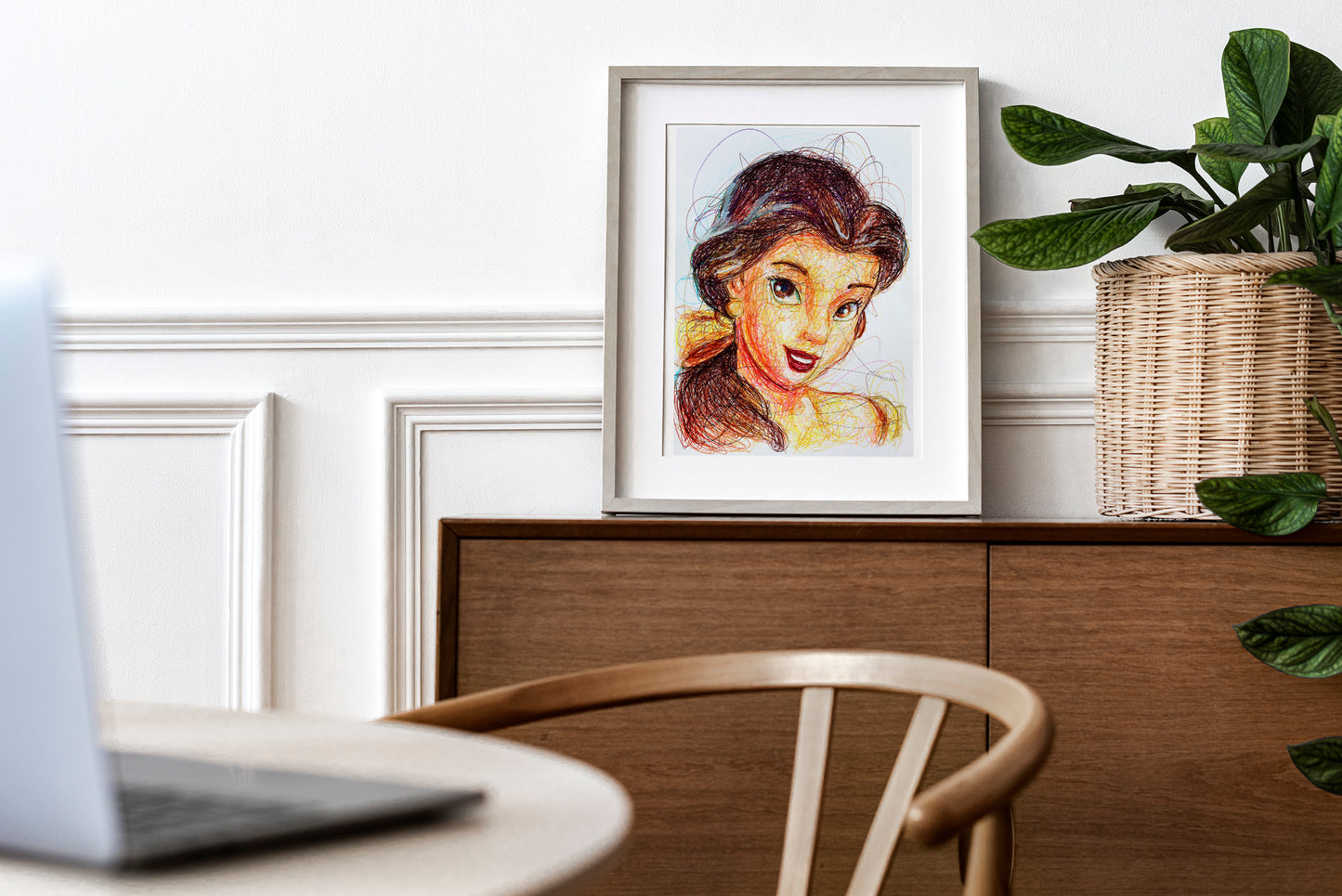 Belle Ballpoint Pen Print
