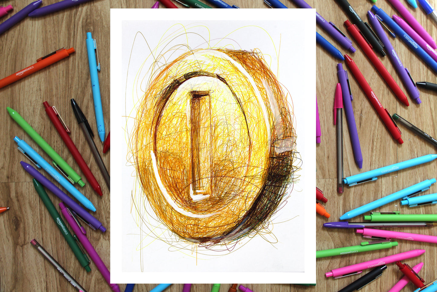 Gold Coin Ballpoint Pen Print