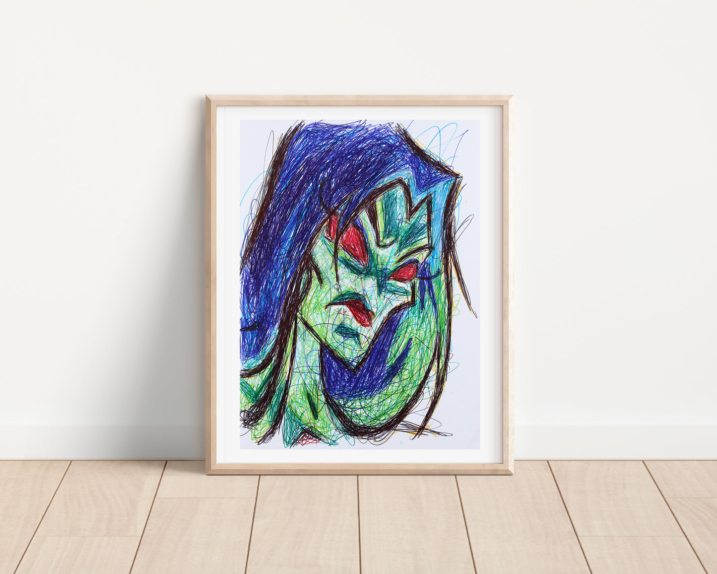 Contessa Ballpoint Pen Art Print