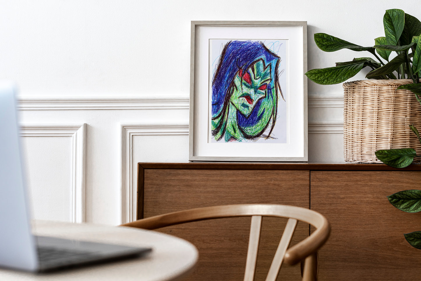Contessa Ballpoint Pen Art Print