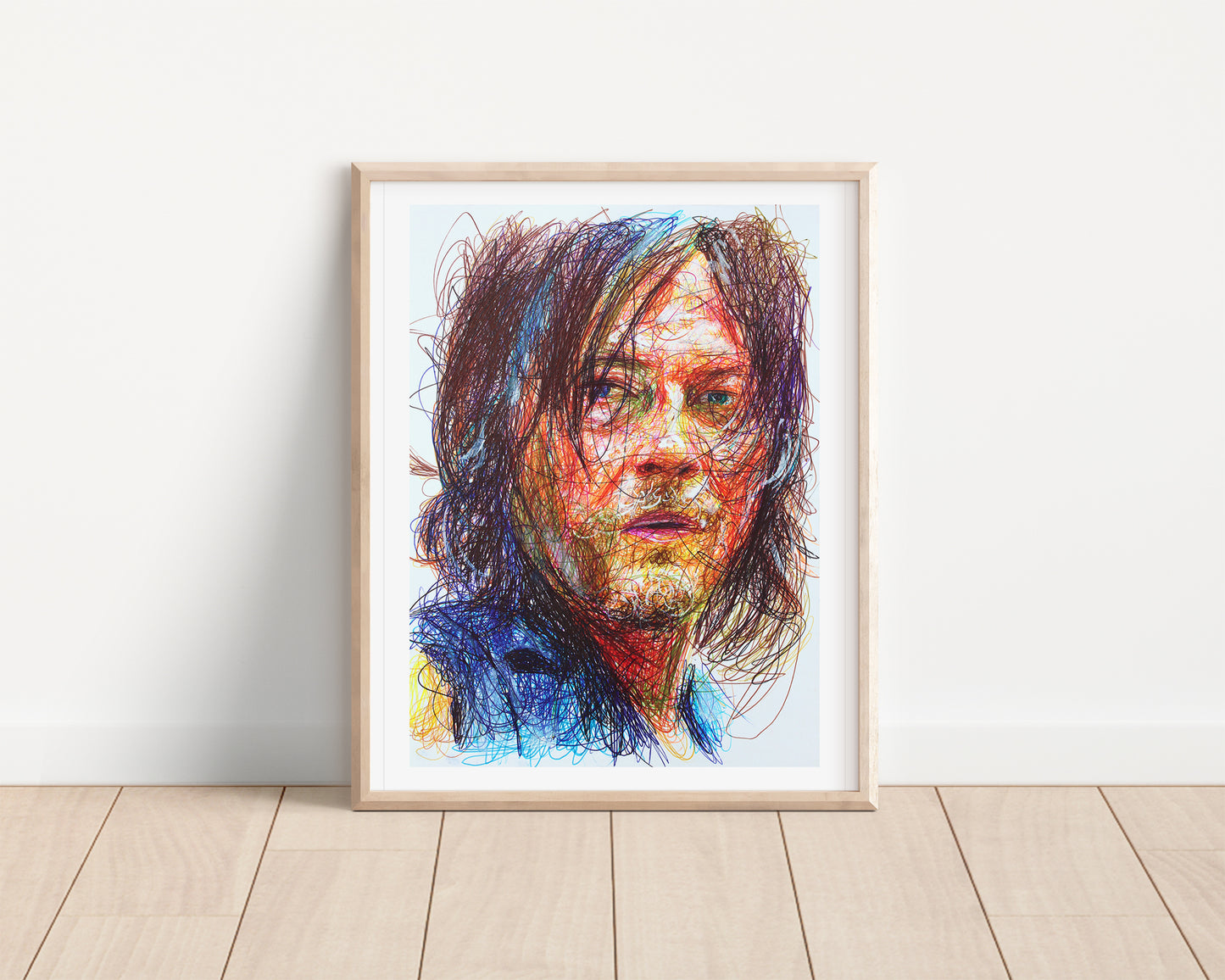 Darly Dixon Ballpoint Pen Print