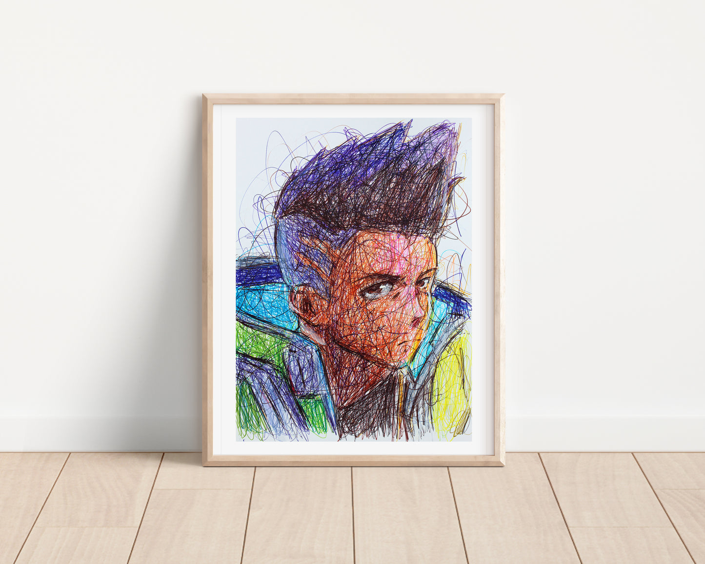 David Martinez Ballpoint Pen Print