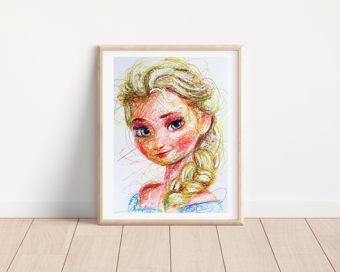 Elsa Ballpoint Pen Print