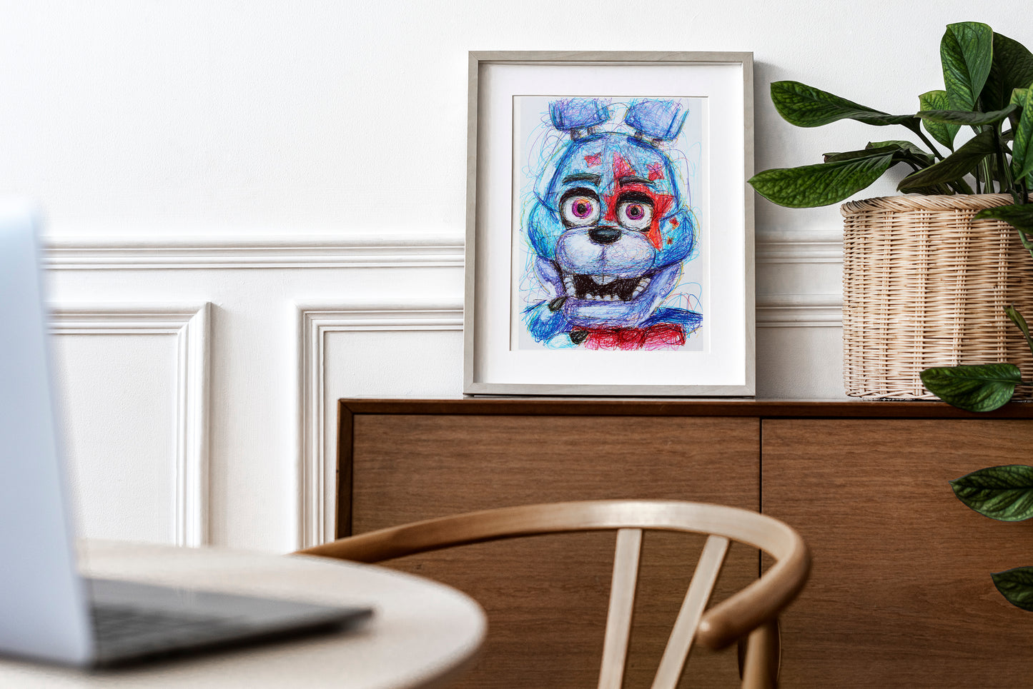 Glamrock Bonnie Ballpoint Pen Print