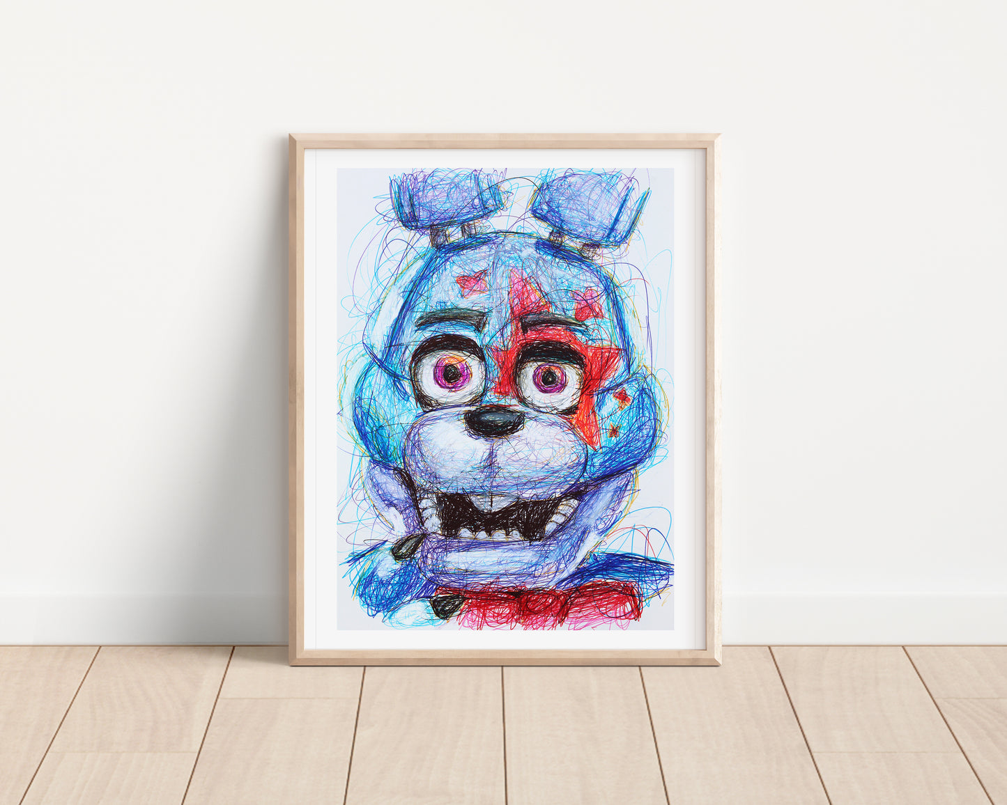 Glamrock Bonnie Ballpoint Pen Print