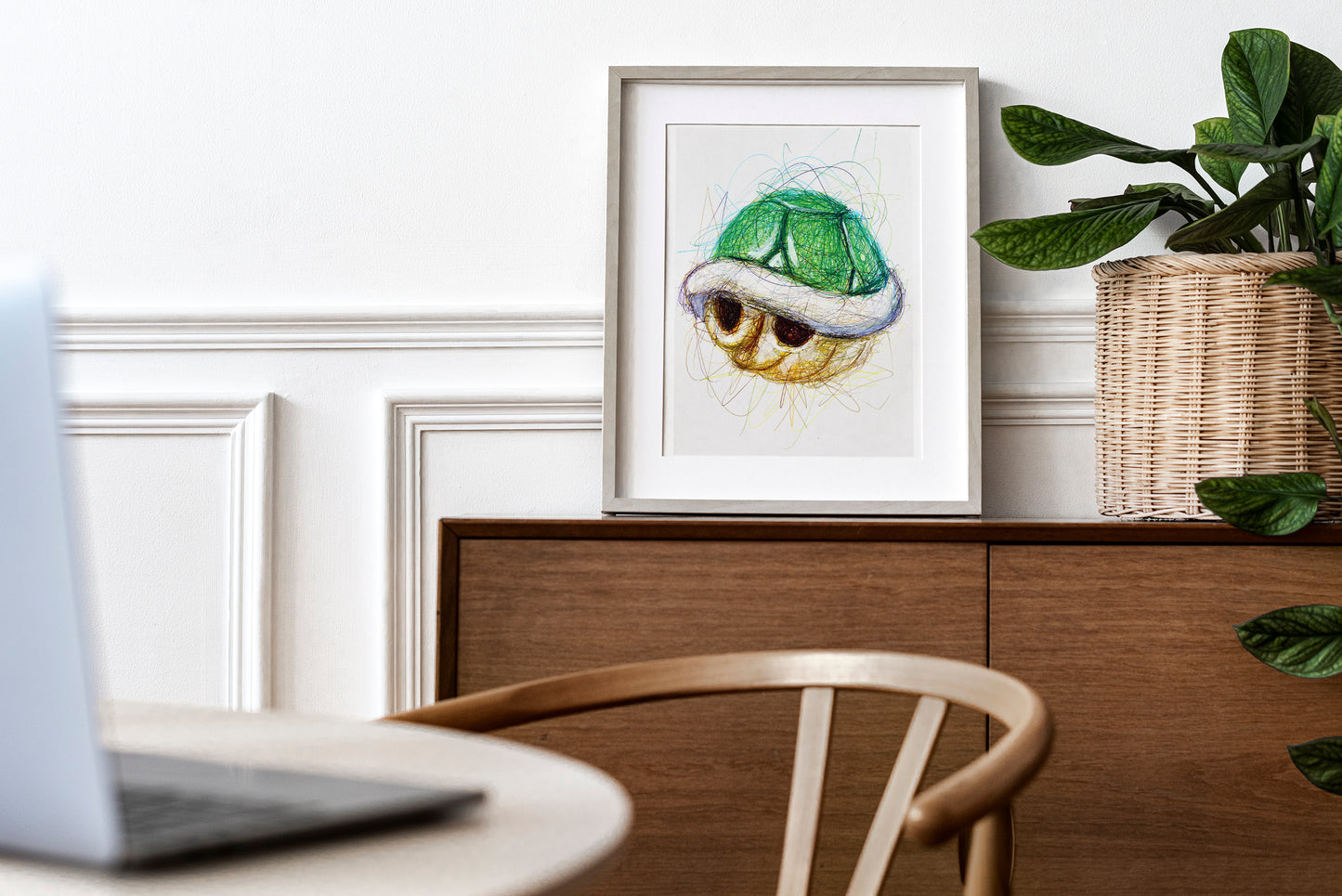 Green Shell Ballpoint Pen Print