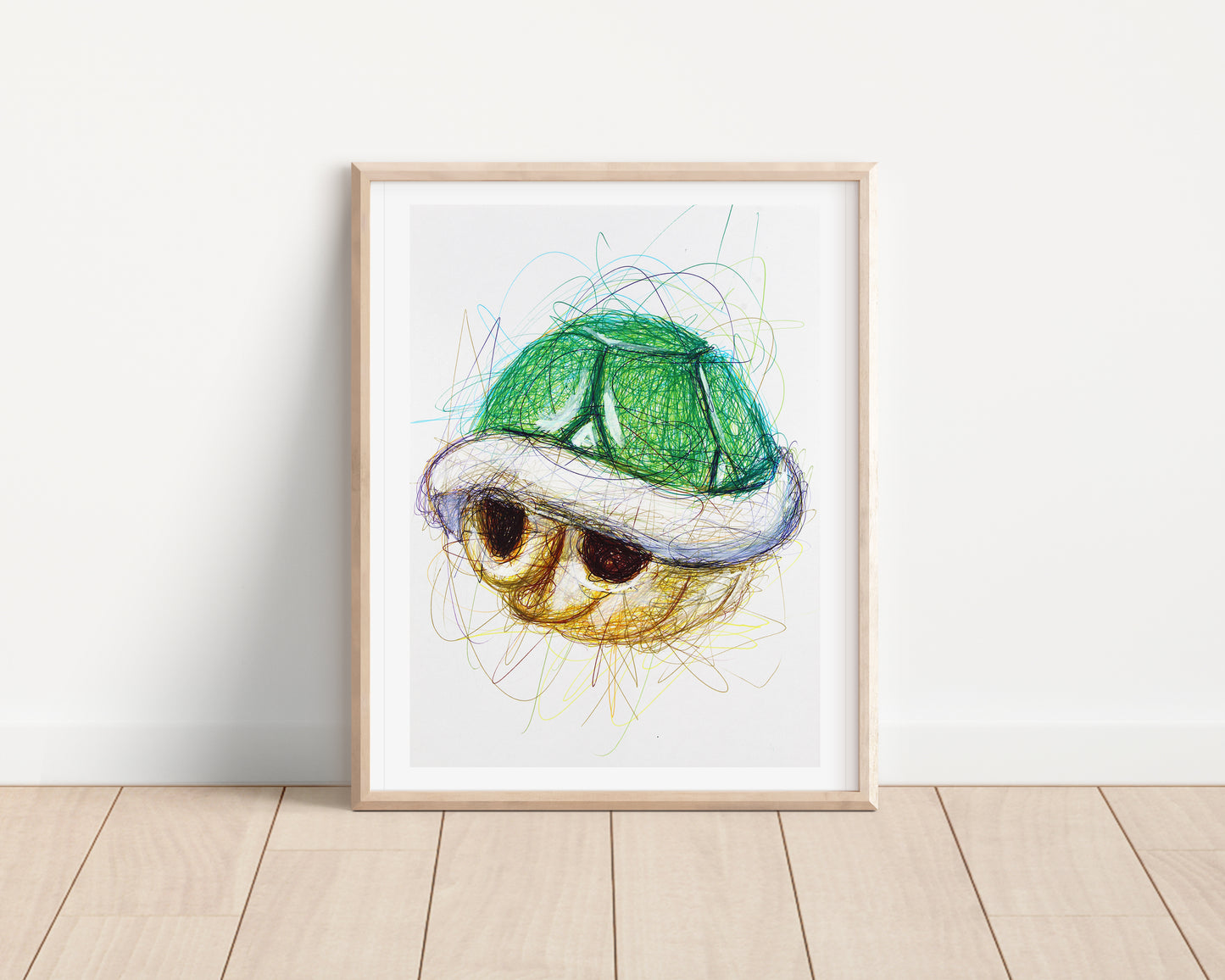Green Shell Ballpoint Pen Print