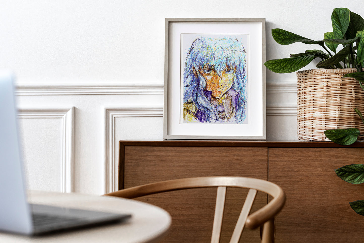 Griffith Ballpoint Pen Print