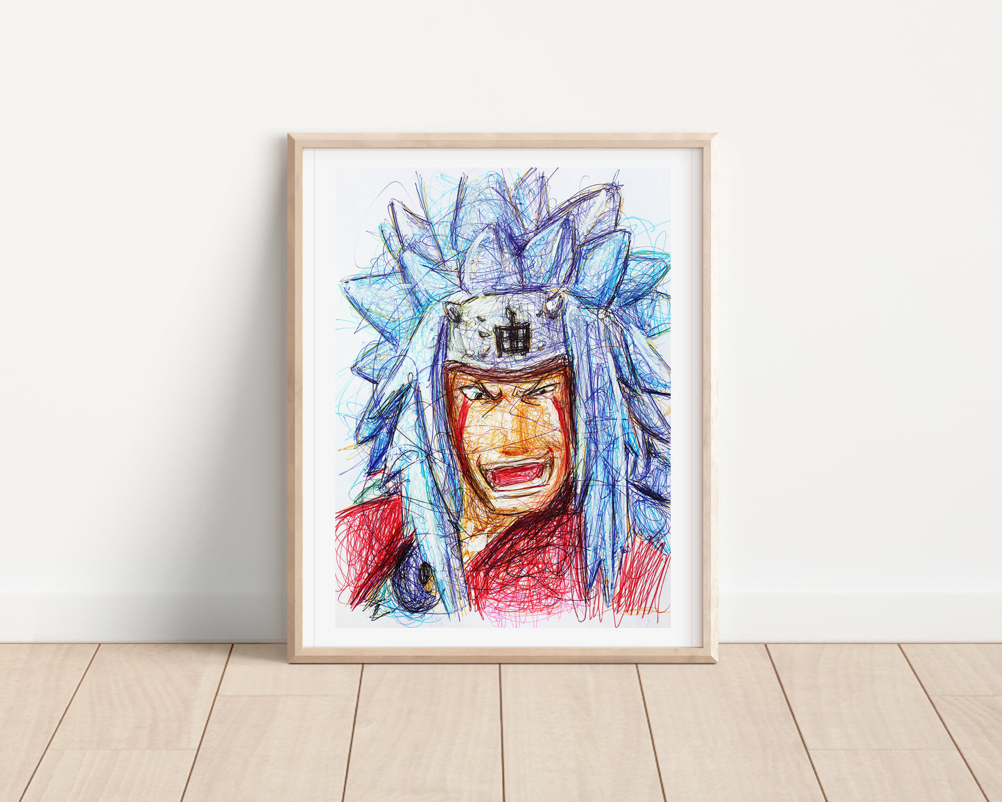 Jiraiya Ballpoint Pen Print