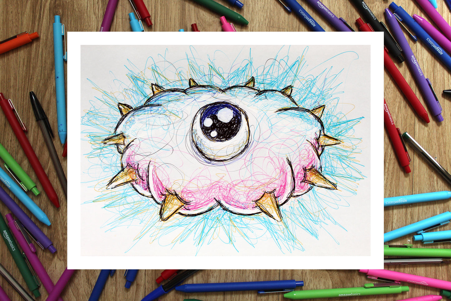 Kracko Ballpoint Pen Print