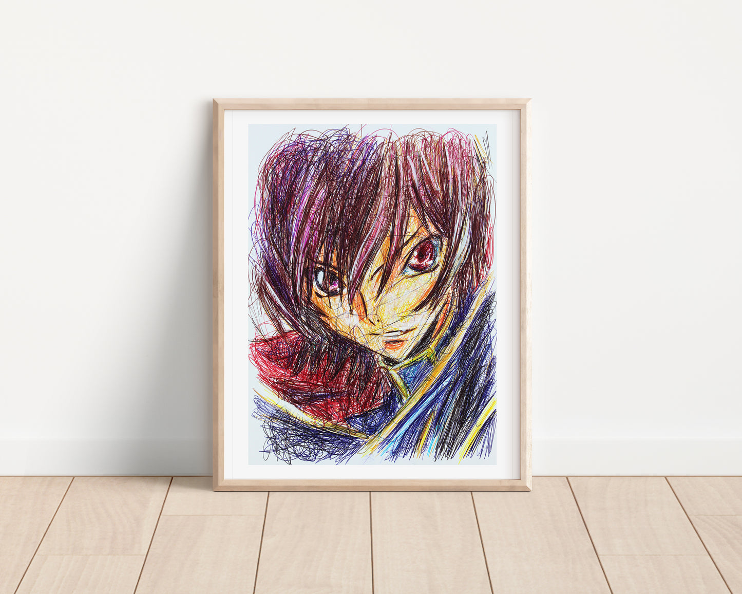 Lelouch Lamperouge Ballpoint Pen Print