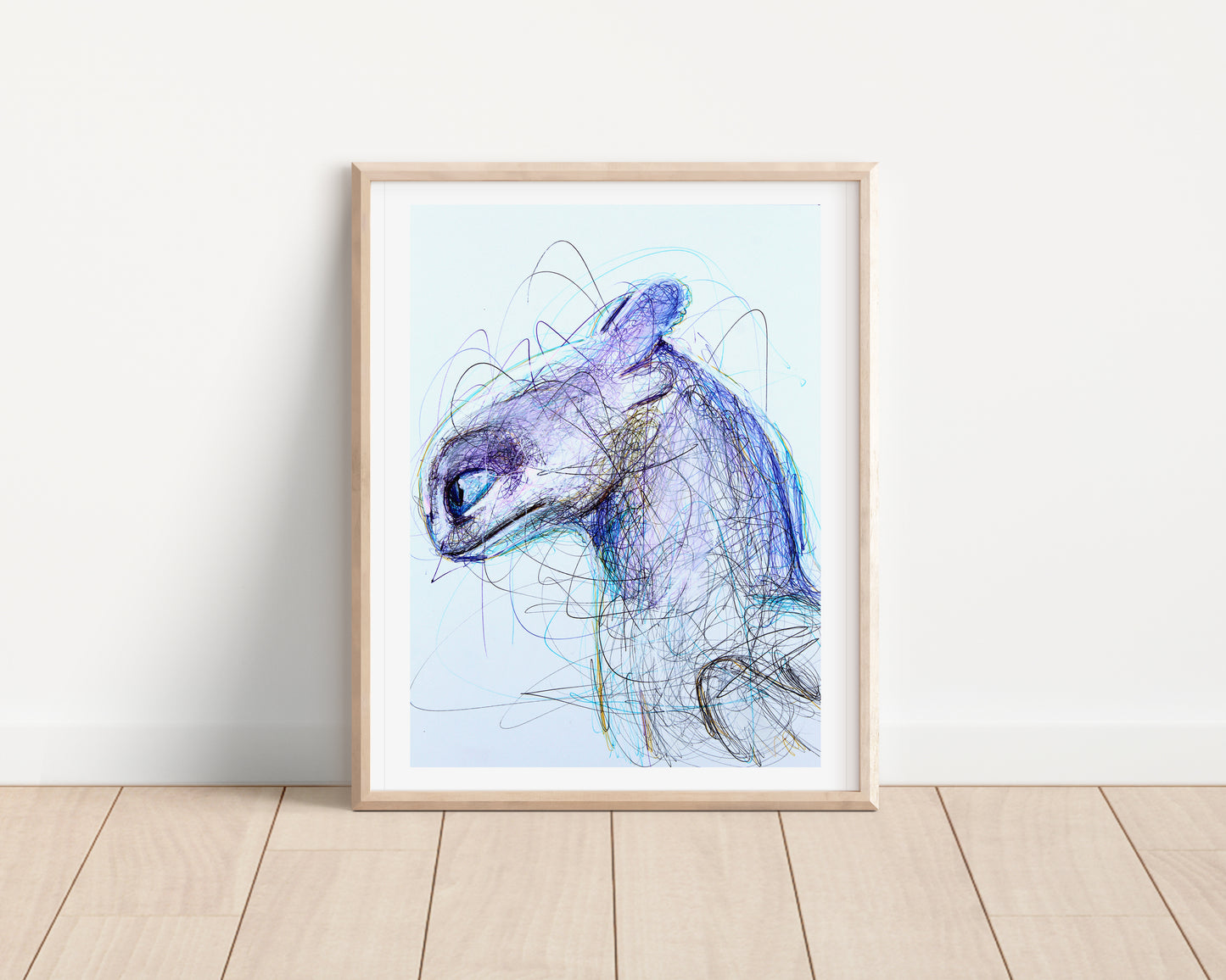 Light Fury Ballpoint Pen Art Print