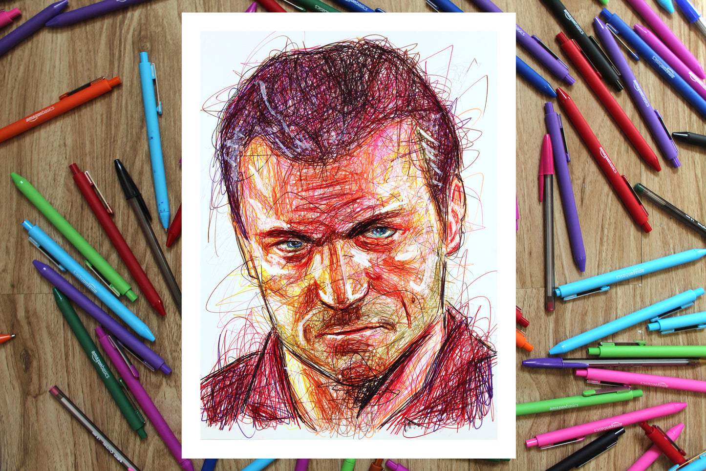 Michael Ballpoint Pen Print
