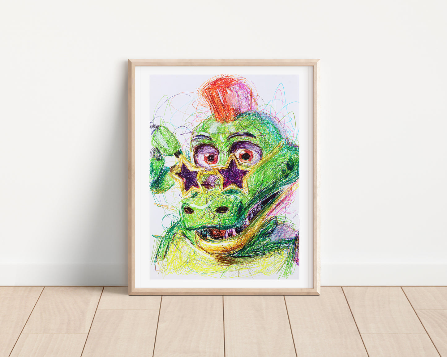 Montgomery Gator Ballpoint Pen Art Print
