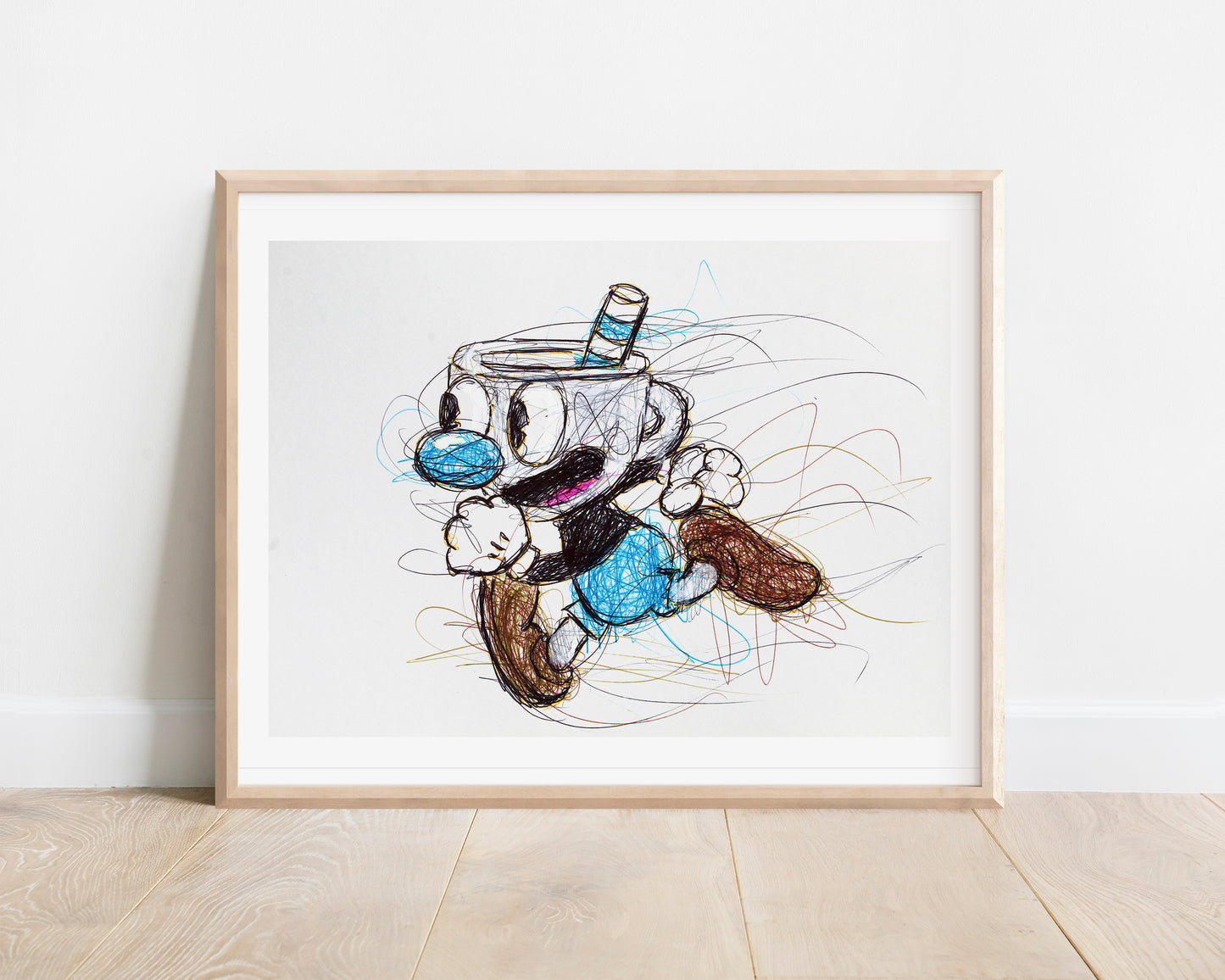 Mugman Ballpoint Pen Print
