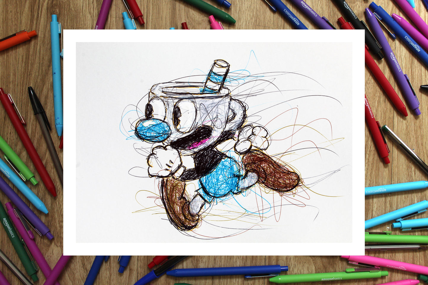 Mugman Ballpoint Pen Print