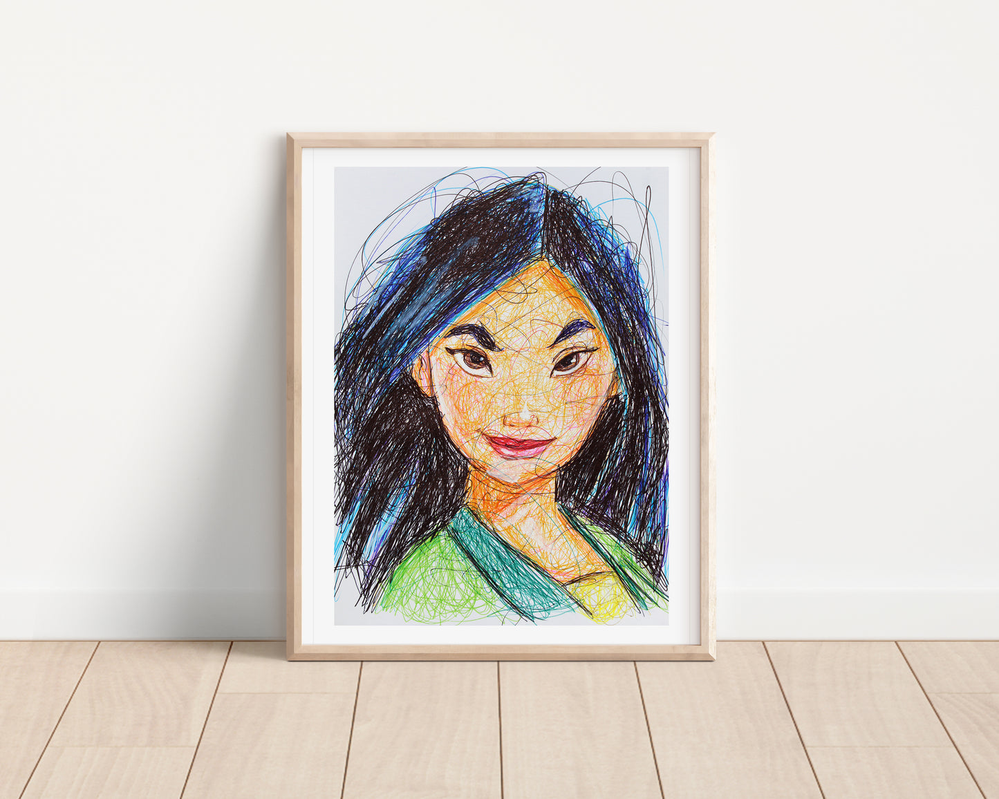 Mulan Ballpoint Pen Print