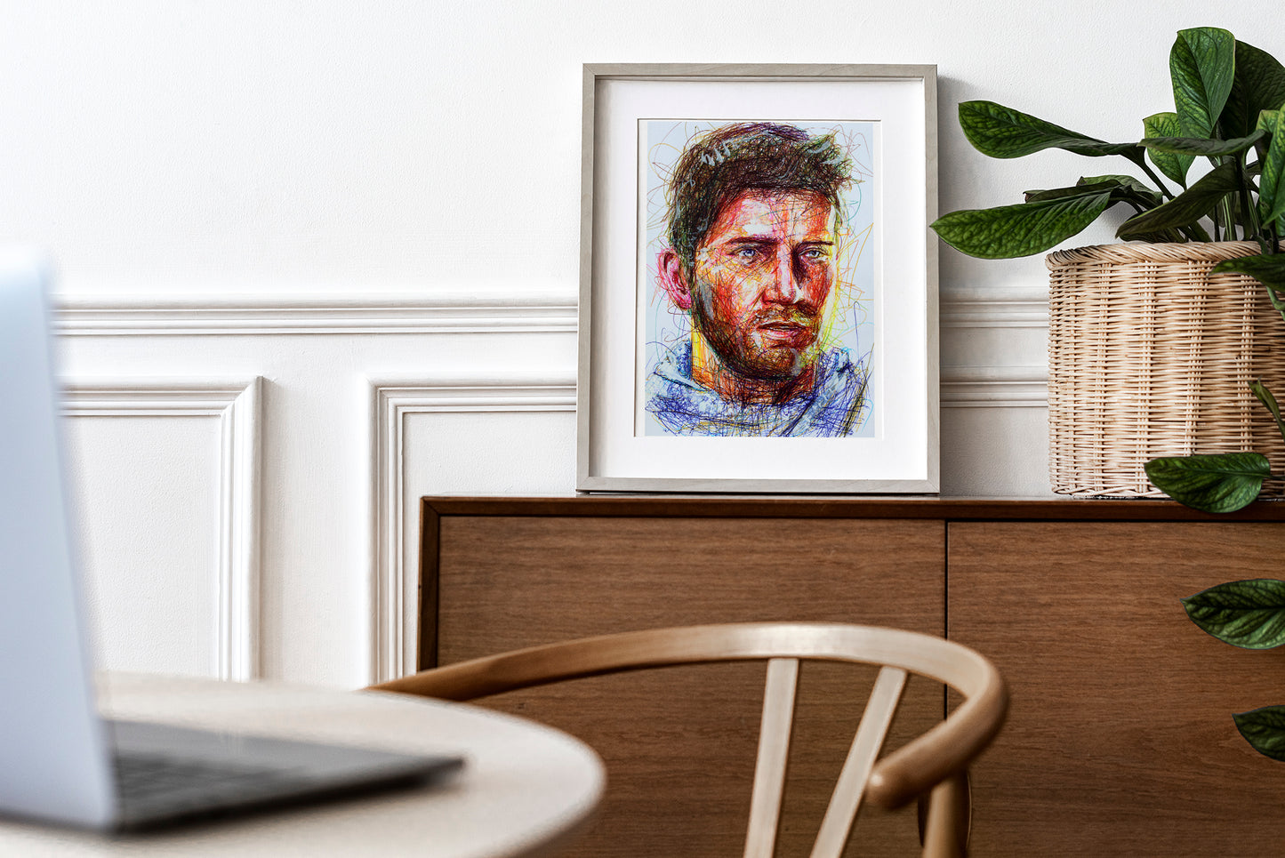 Nathan Drake Ballpoint Pen Print