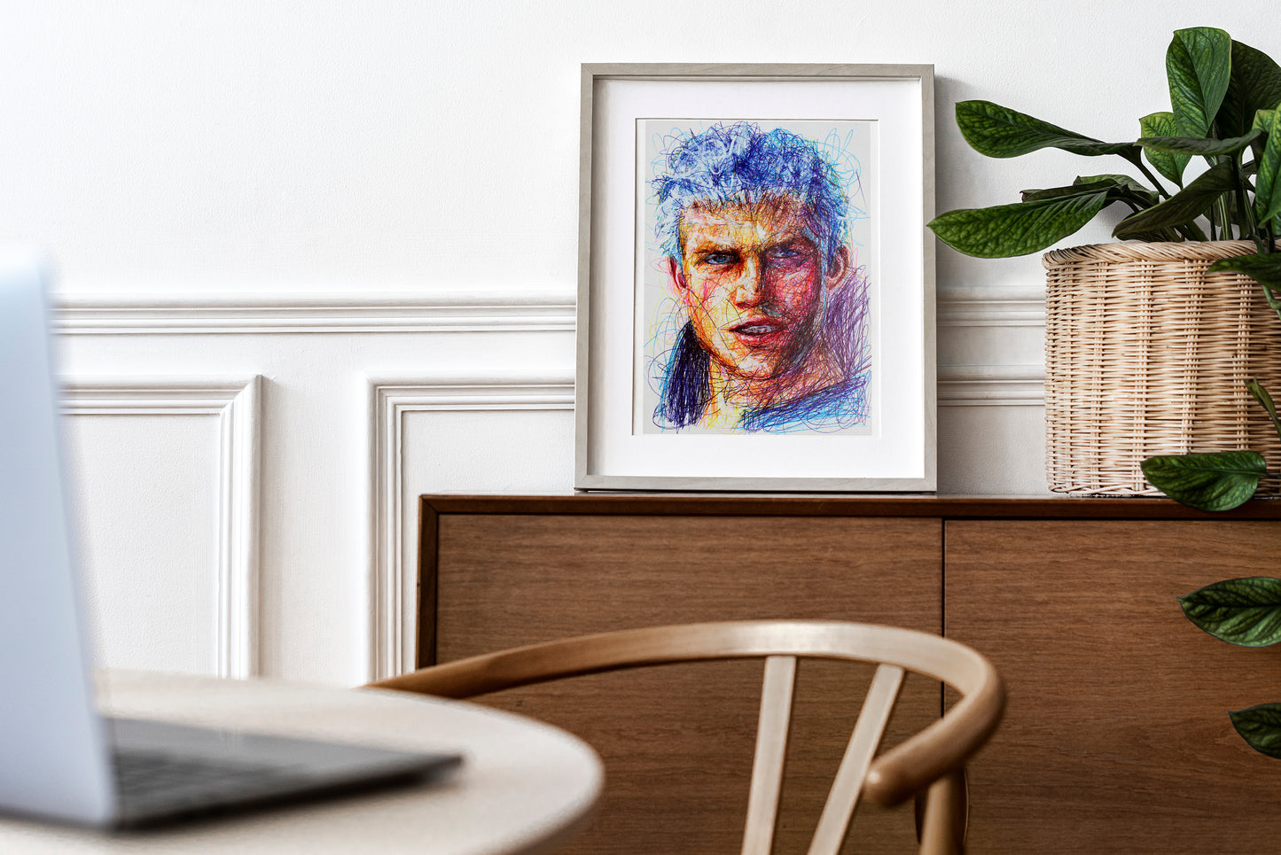 Nero Ballpoint Pen Print