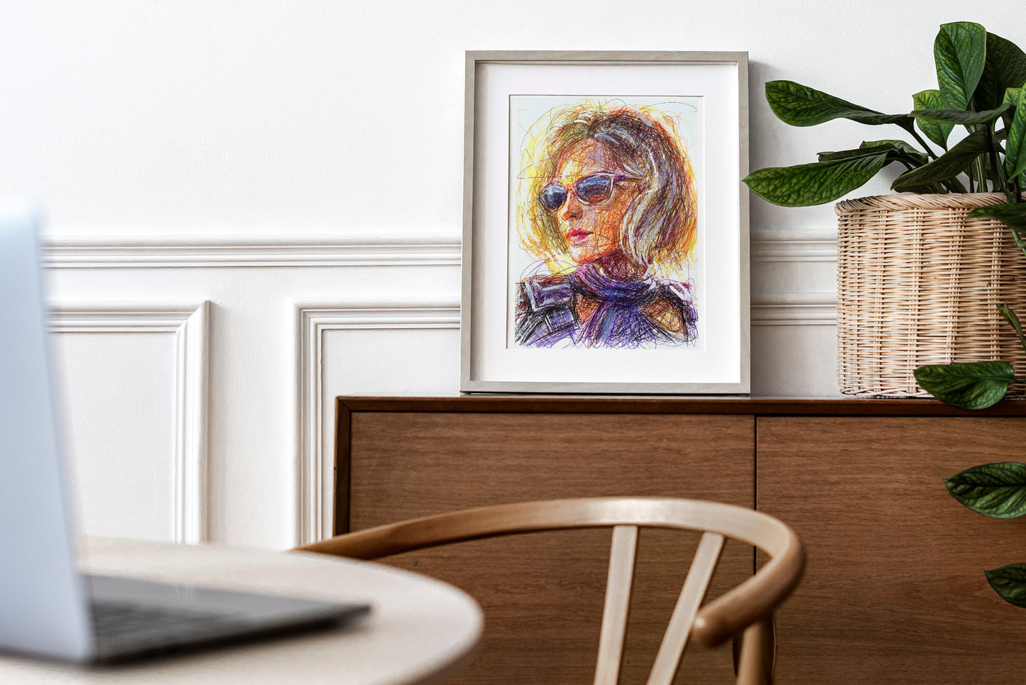 Nina Williams Ballpoint Pen Print