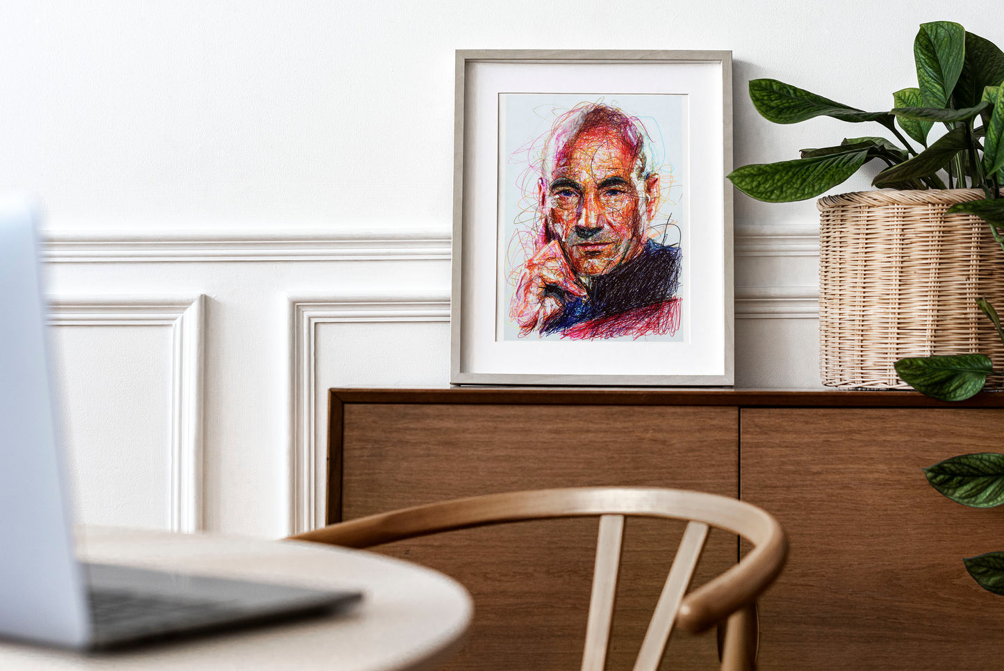 Jean-Luc Picard Ballpoint Pen Print