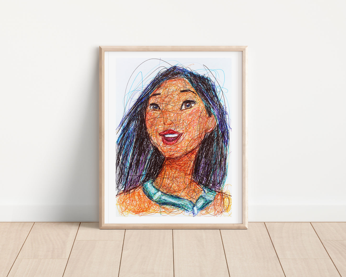 Pocahontas Ballpoint Pen Print