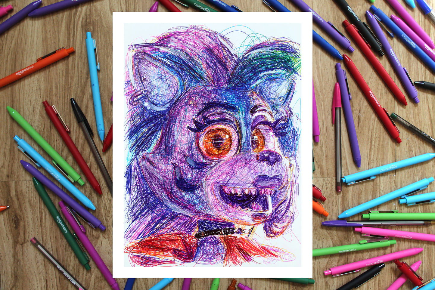 Roxanne Wolf Ballpoint Pen Print