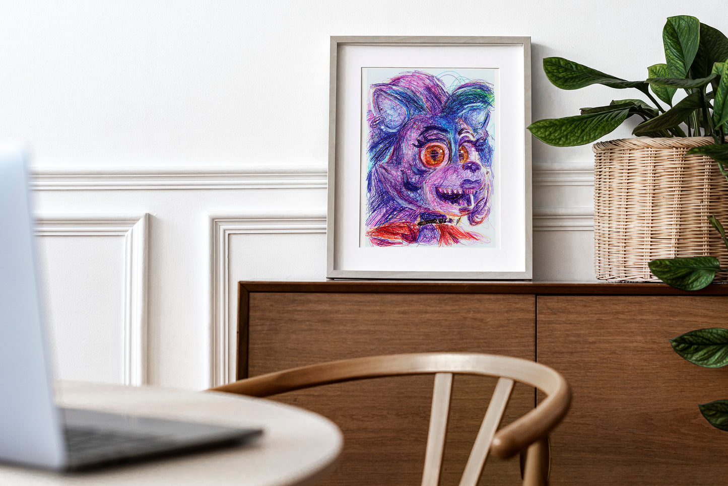 Roxanne Wolf Ballpoint Pen Print