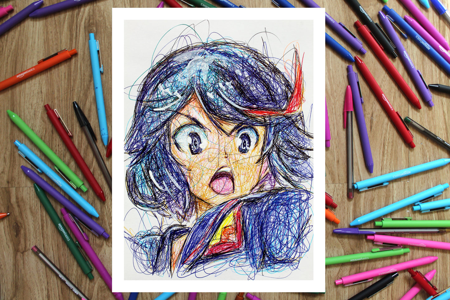 Ryuko Matoi Ballpoint Pen Print