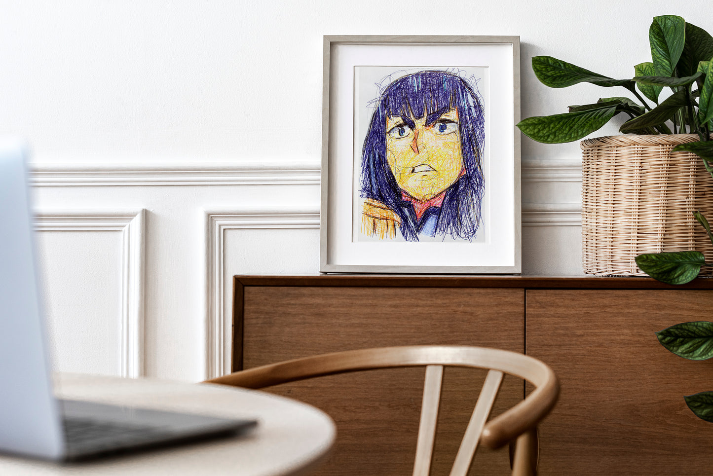 Satsuki Kiryuin Ballpoint Pen Print