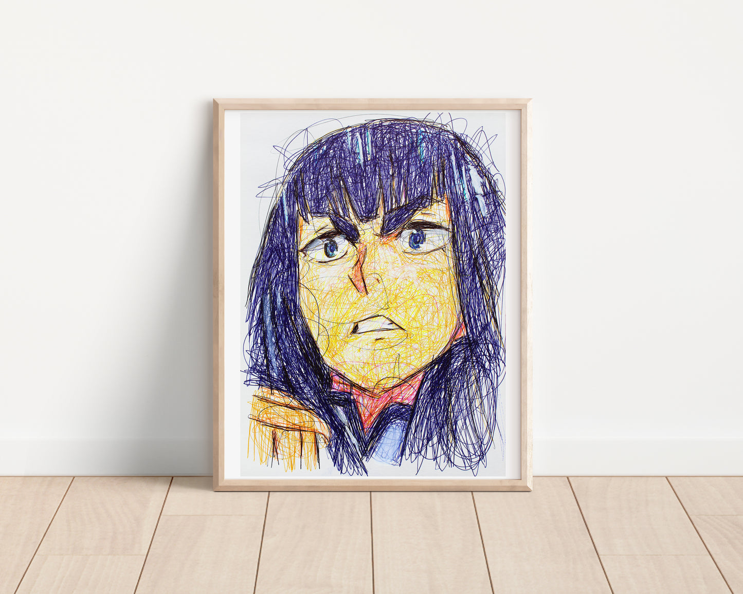 Satsuki Kiryuin Ballpoint Pen Print