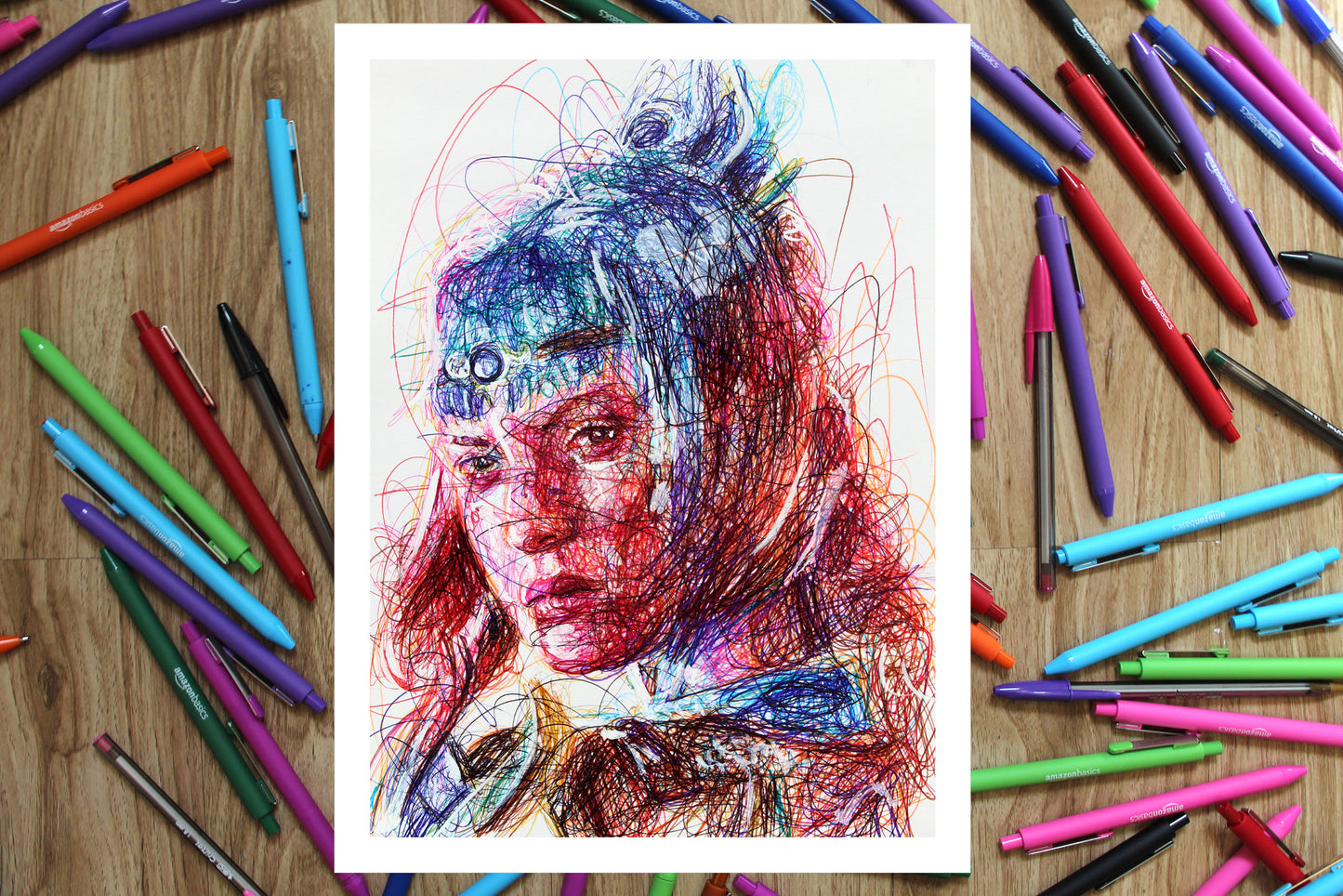 Shadow Heart Ballpoint Pen Print