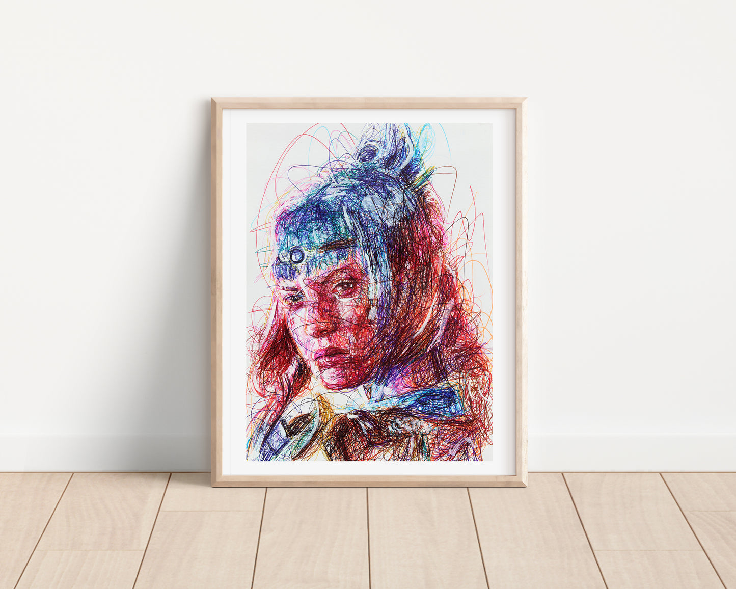 Shadow Heart Ballpoint Pen Print