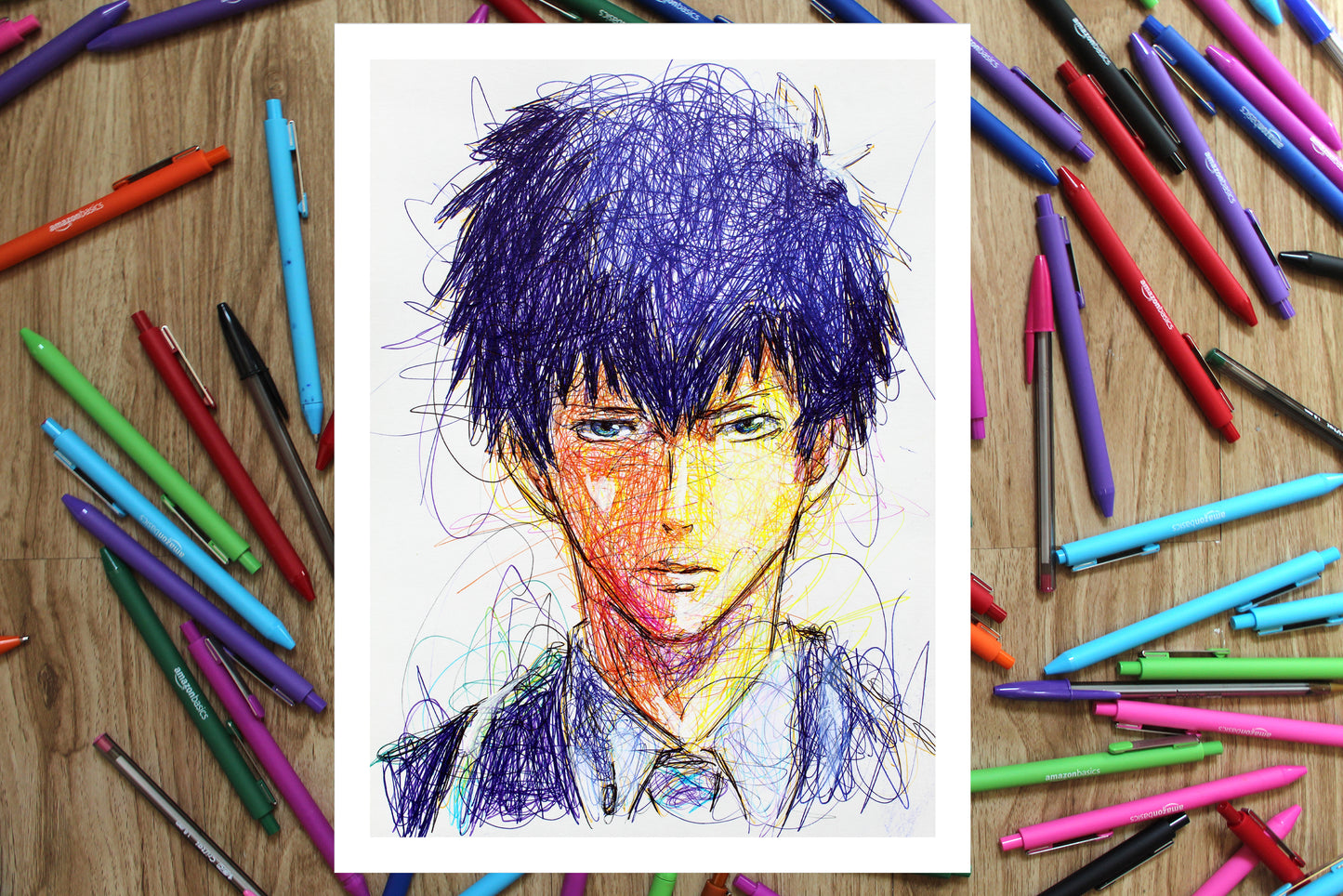 Shinya Kogami Ballpoint Pen Print