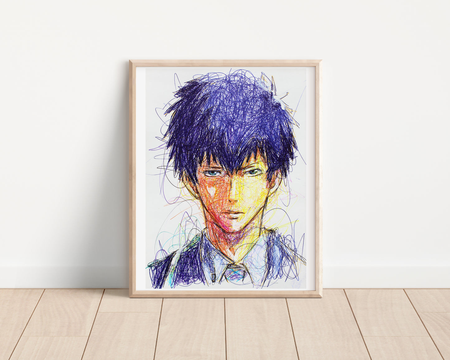Shinya Kogami Ballpoint Pen Print