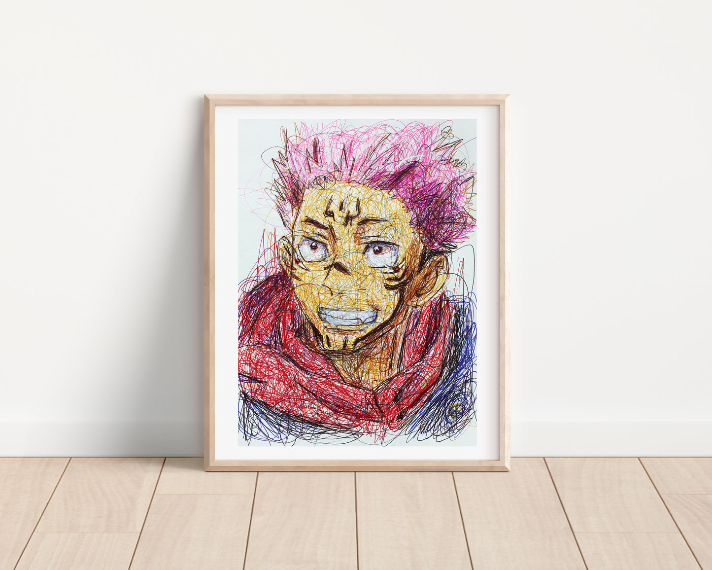 Sukuna Ballpoint Pen Print