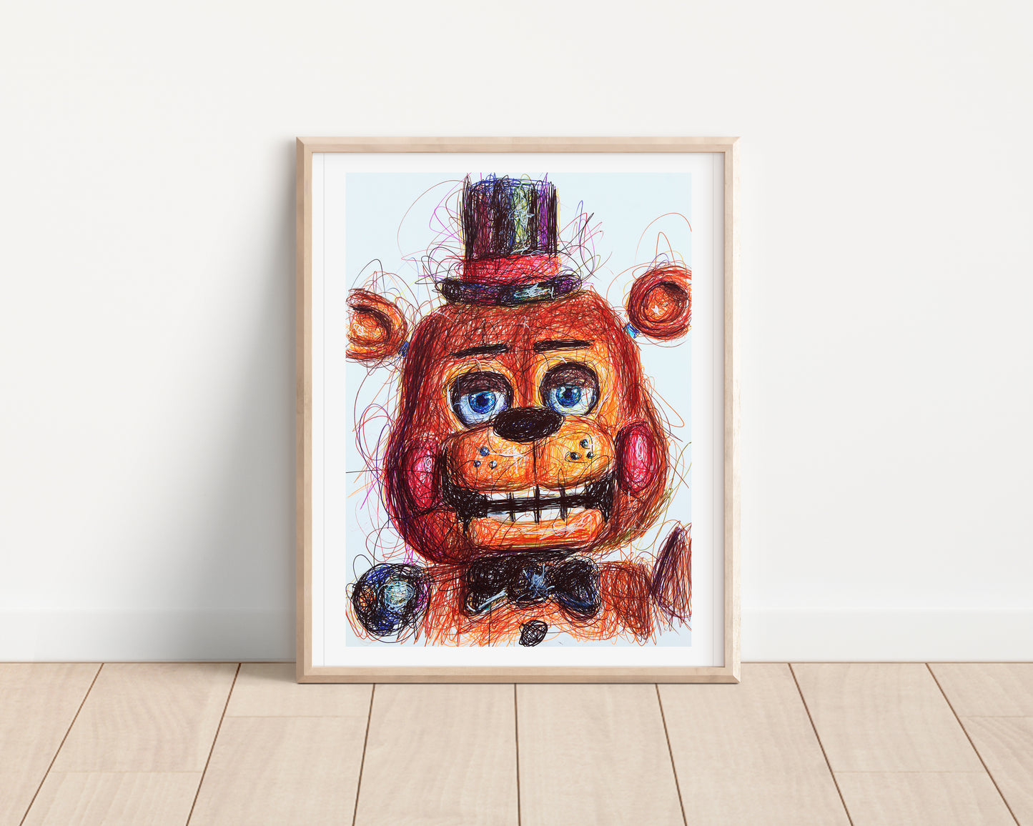 Toy Freddy Fazbear Ballpoint Pen Art Print