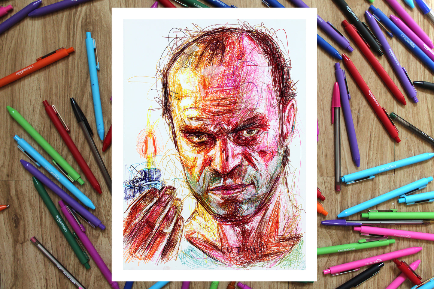 Trevor Ballpoint Pen Print