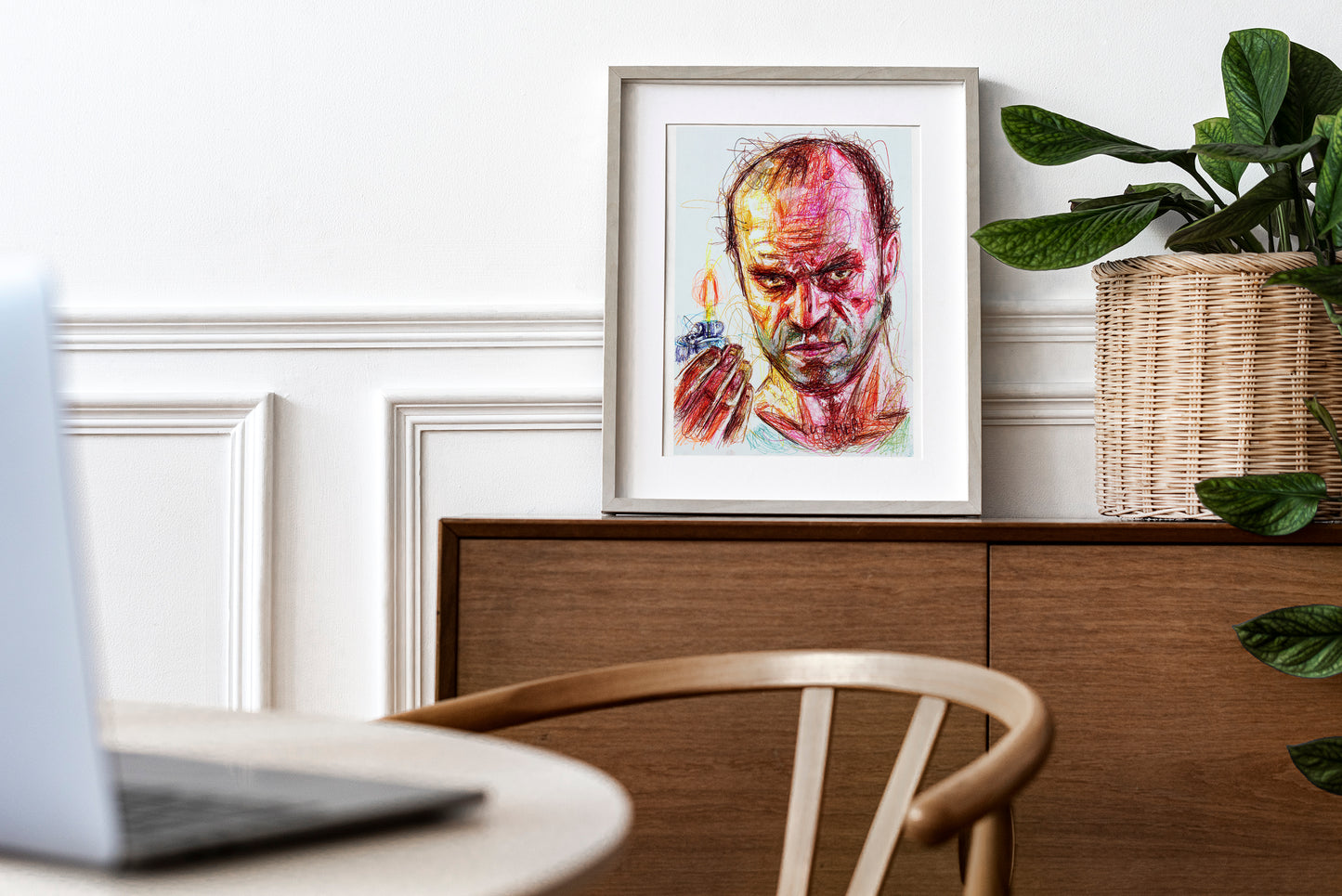 Trevor Ballpoint Pen Print