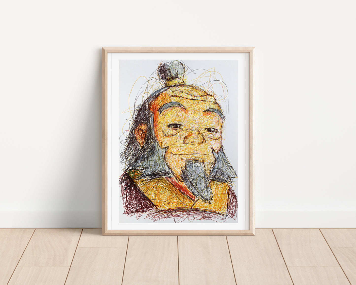 Uncle Iroh Ballpoint Pen Print