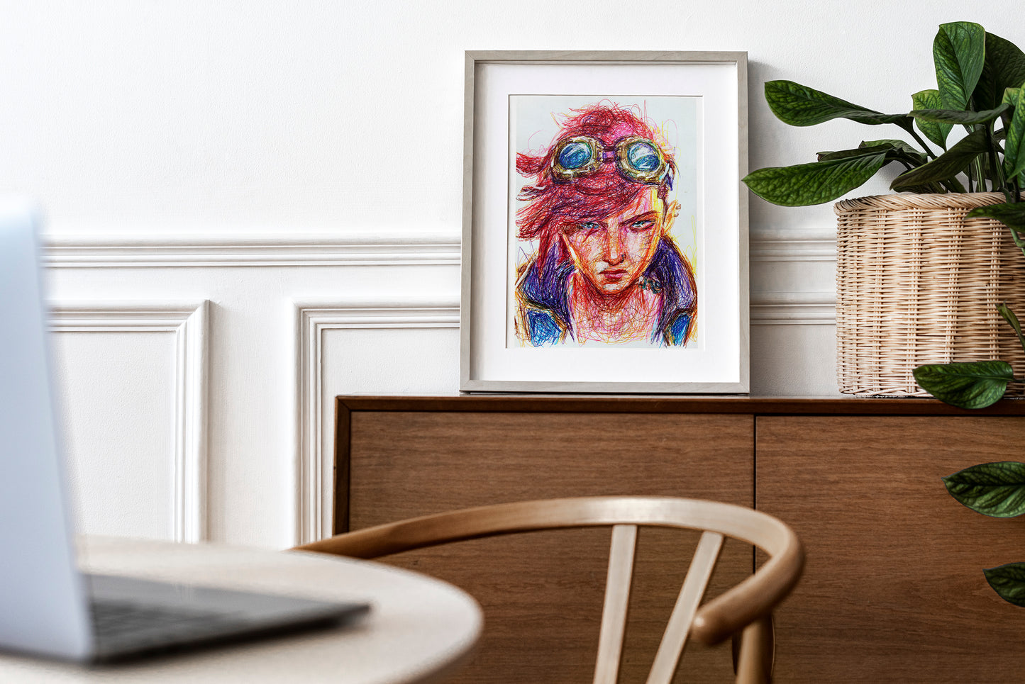 Vi Ballpoint Pen Print