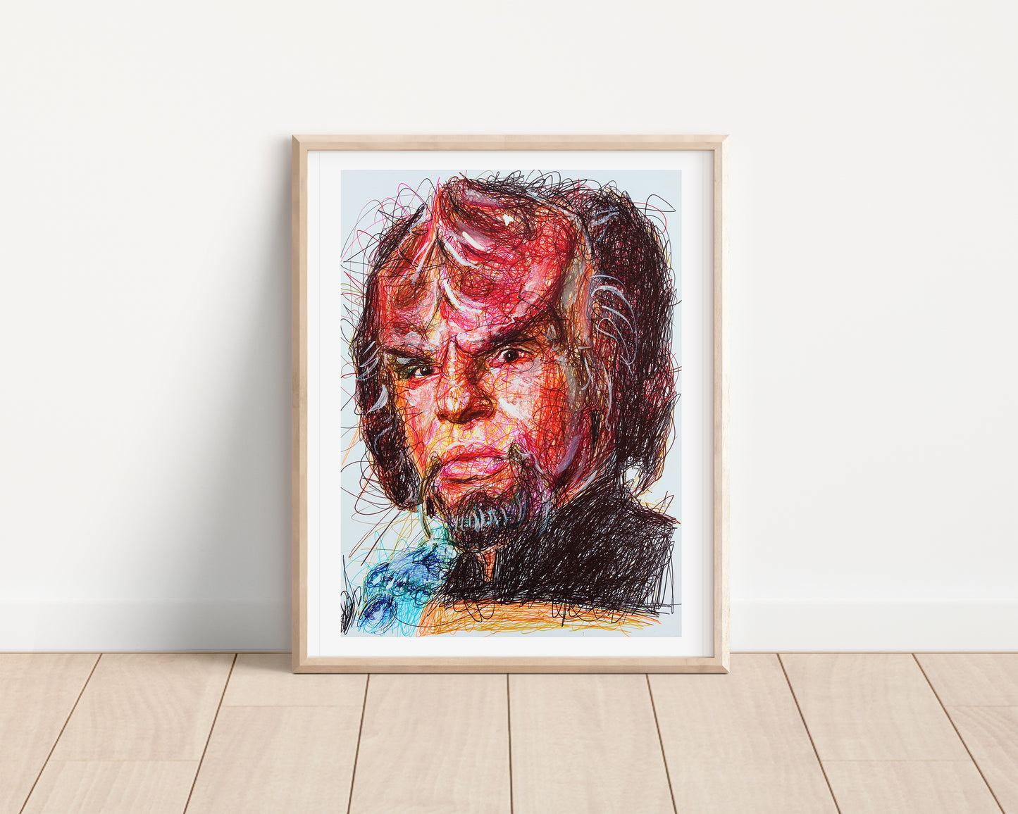 Worf Ballpoint Pen Print