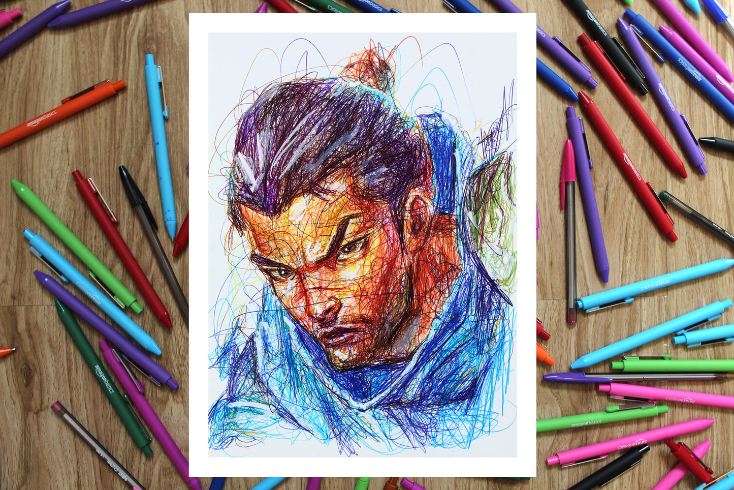 Yasuo Ballpoint Pen Print