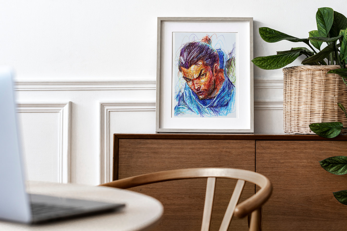 Yasuo Ballpoint Pen Print